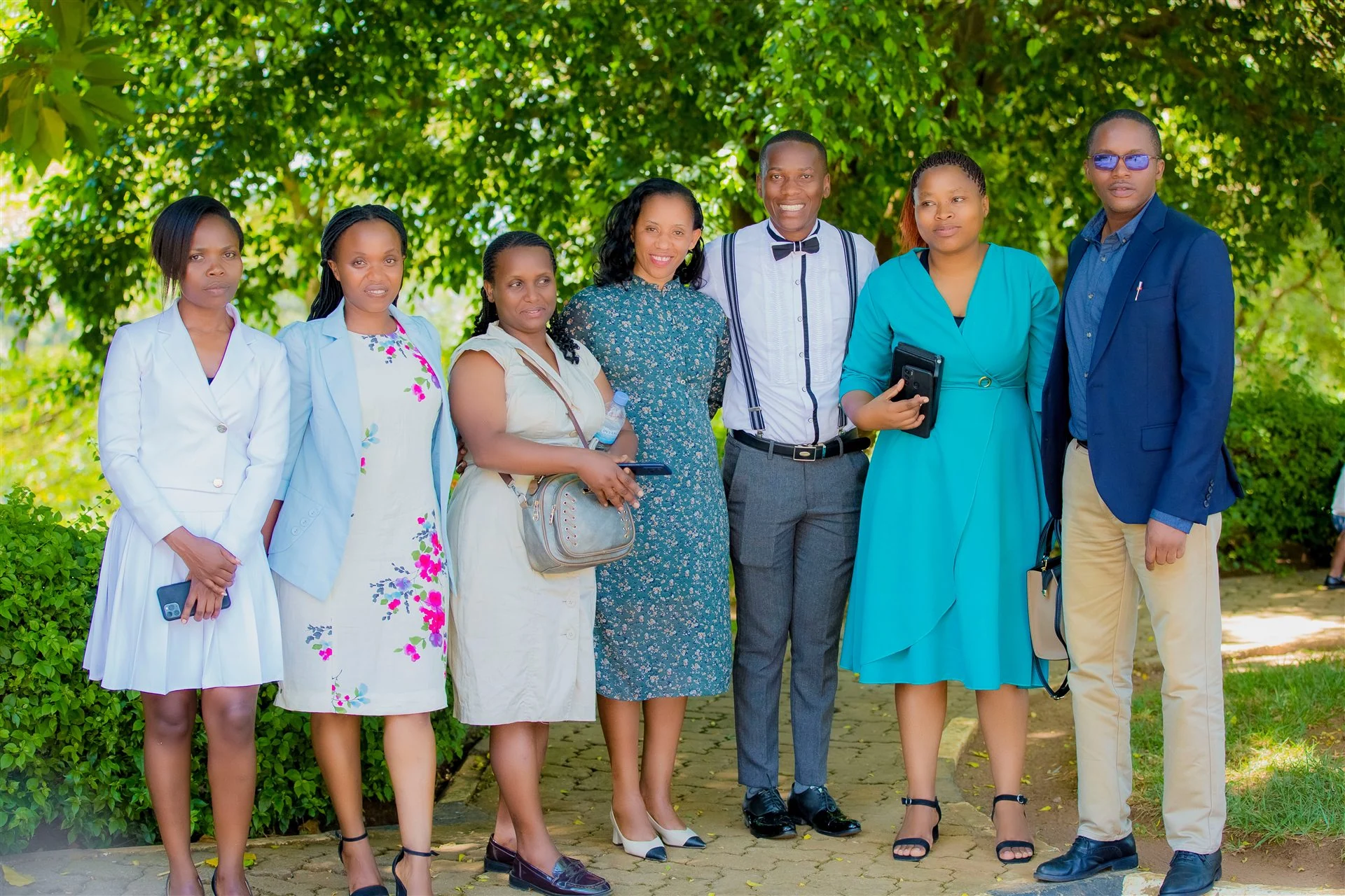 Families and students fellowship together after worship