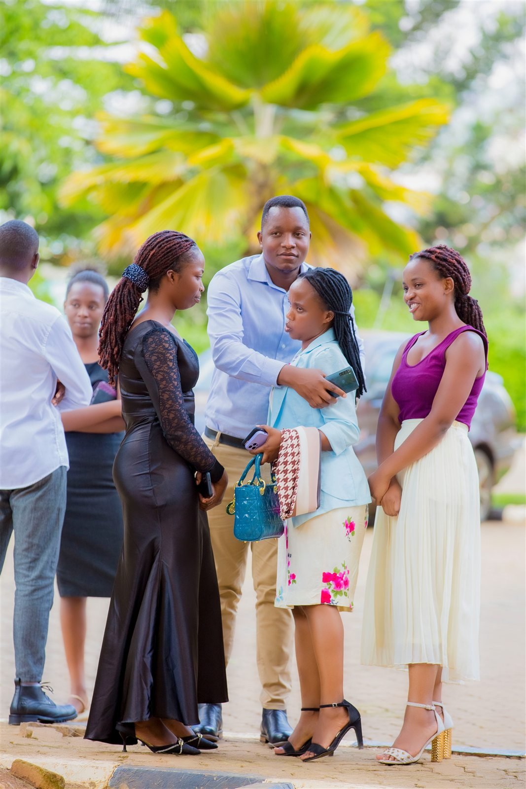 Church community sharing fellowship together